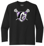 MEADE Lax - Official Long Sleeve T Shirt (Black / Grey)