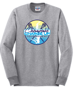 2024 Charge Up - Long Sleeve T Shirt (Grey)