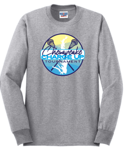 2024 Charge Up - Long Sleeve T Shirt (Grey)