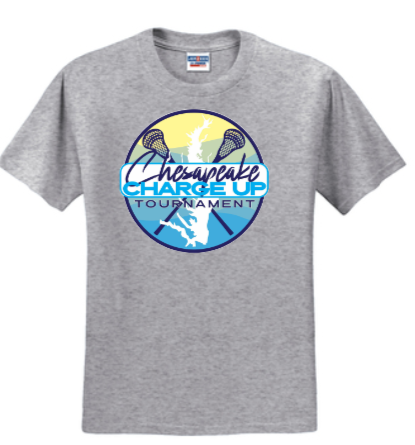 2024 Charge Up - Short Sleeve T Shirt (Grey)