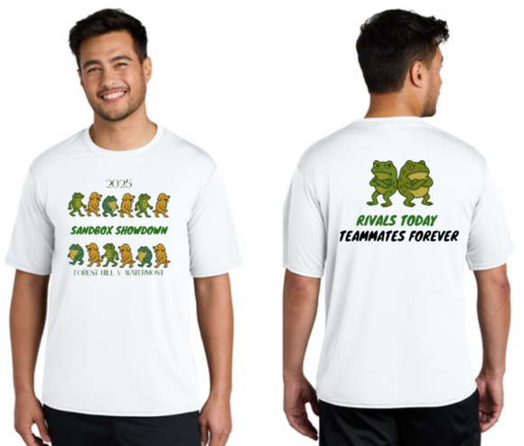 2025 RAC SANDBOX SHOWDOWN - White Performance Short Sleeve Shirt