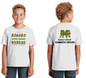 2025 RAC SANDBOX SHOWDOWN - White Cotton/Poly Short Sleeve Shirt