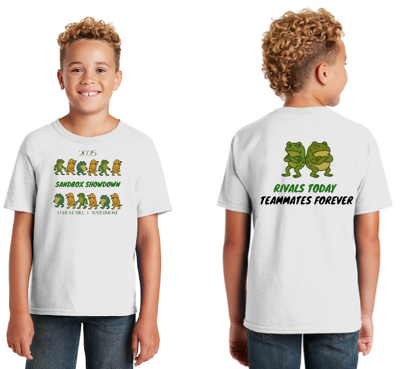 2025 RAC SANDBOX SHOWDOWN - White Cotton/Poly Short Sleeve Shirt