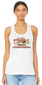 2025 Straehle Champs - White Racer Back Tank Top