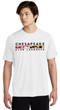 CC LAX - New Era ® Series Performance Crew Tee (Black or White) (Youth and Adult)