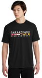 CC LAX - New Era ® Series Performance Crew Tee (Black or White) (Youth and Adult)