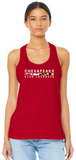 CC LAX - Ladies Racer Back Tank Tops (Red, White or Black) - Bella Canvas