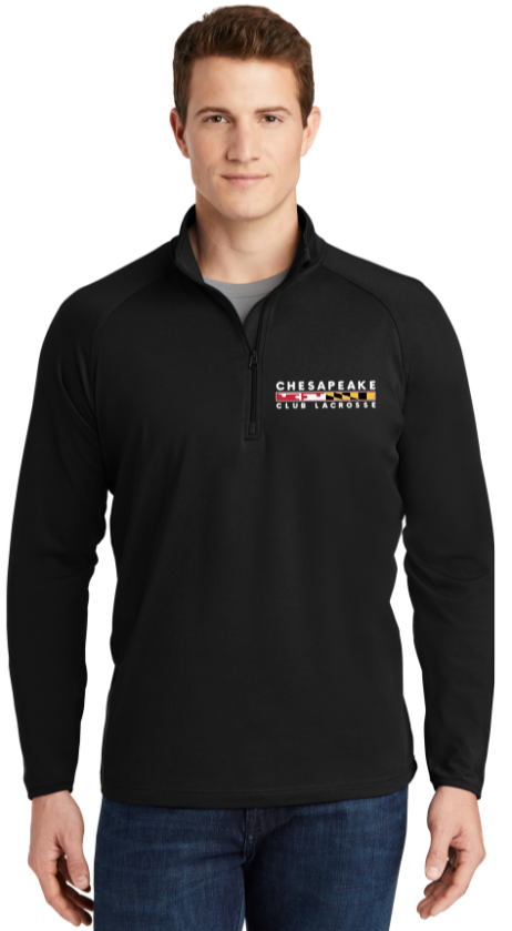 CC LAX - 1/4 Zip Pullover (Red or Black) (Men's or Lady)