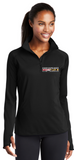 CC LAX - 1/4 Zip Pullover (Red or Black) (Men's or Lady)