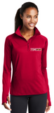 CC LAX - 1/4 Zip Pullover (Red or Black) (Men's or Lady)