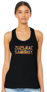 2025 RAC SANBOX SHOWDOWN- Black Racer Back Tank Top