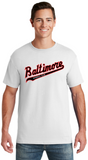 BBC - Official Adult Short Sleeve T Shirt (Black/White/Red)
