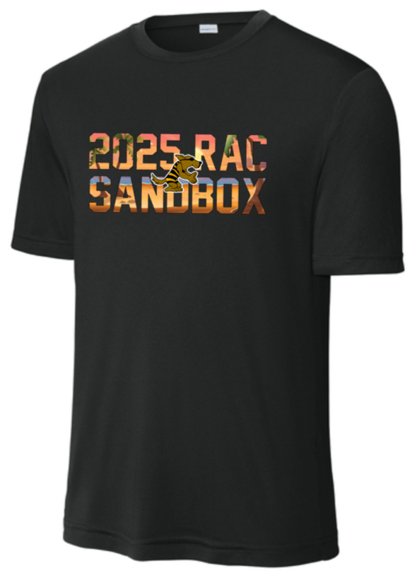 2025 RAC SANDBOX - Black Performance Short Sleeve Shirt