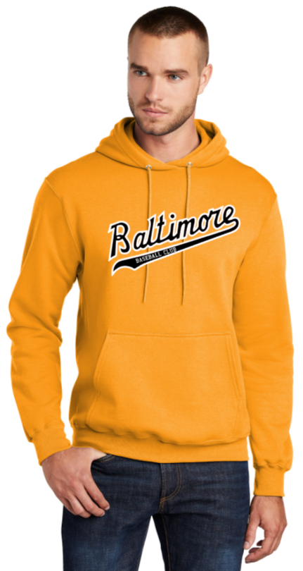 BBC Official Adult Hoodie Sweatshirt Black Red Gold