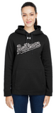 BBC - Under Armour Lady Hustle Hoodie - (Black and Red)