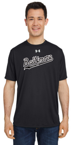 BBC - Under Armour Short Sleeve T Shirt- (Black and Red)