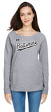 BBC - Under Armour Ladies' Hustle Fleece Crewneck Sweatshirt - (Black and Grey)