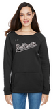 BBC - Under Armour Ladies' Hustle Fleece Crewneck Sweatshirt - (Black and Grey)