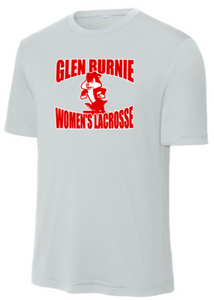 GB Lax - Gopher - Performance Silver Short Sleeve T Shirt