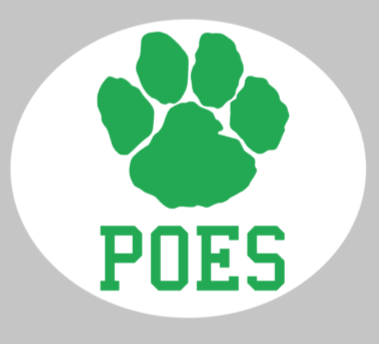 POES - Paw Print Sticker - Large (4 Inches wide)