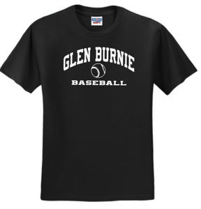 GB Baseball - Official - Short Sleeve T Shirt (Black or Red)