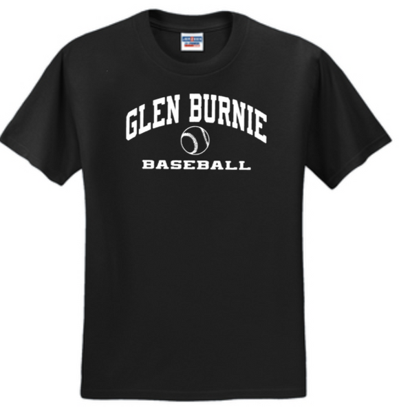 GB Baseball - Official - Short Sleeve T Shirt (Black or Red)