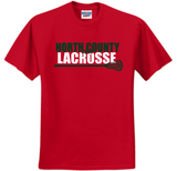 NCHS Lax - Official Short Sleeve T Shirt (Black, White, Grey, Pink or Red)