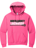 NCHS Lax - Official Hoodie Sweatshirt (White, Black, Grey, Pink or Red)