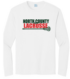 NCHS Lax - Official Long Sleeve Performance Shirt (Black, White, Grey, Pink or Red)