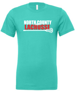 NCHS Lax - TEAL Short Sleeve Bella Canvas Shirt