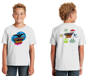 2025 CMSL DIVISION 1 CHAMPS - White Cotton/Poly Short Sleeve Shirt