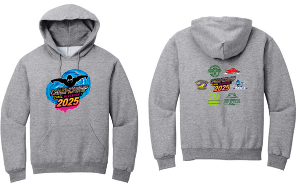 2025 CMSL DIVISION 1 CHAMPS - Grey Hoodie