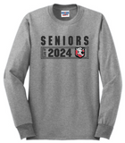 NCHS 2024 - SENIORS - Long Sleeve T Shirt (Grey or White)