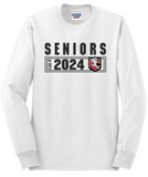 NCHS 2024 - SENIORS - Long Sleeve T Shirt (Grey or White)