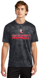 NC FOOTBALL - Gradient Camo Hex Performance SS T-shirt (White or Black)