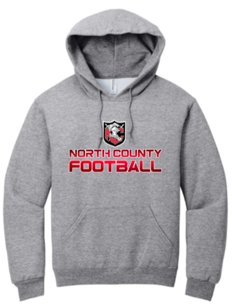 NC FOOTBALL - Official Hoodie Sweatshirt (Black, Grey or White)