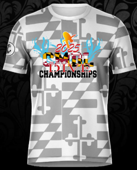 2025 CMDL Champs - MD Ghost Short Sleeve Shirt (Diver's Names on Back)