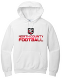 NC FOOTBALL - Gradient Hoodie Sweatshirt (Black, Grey or White)