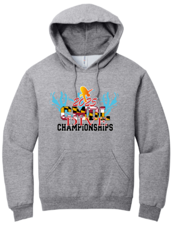 2025 CMSL CHAMPS - Grey Hoodie (PREORDERS ONLY) (Diver's Names on Back)