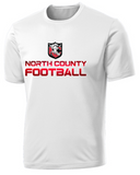 NC FOOTBALL - Gradient Performance Short Sleeve (Black, Grey or White)