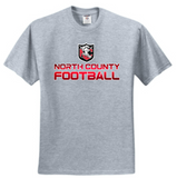 NC FOOTBALL - Gradient Short Sleeve T Shirt (Black, White or Grey)