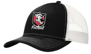 NC FOOTBALL - Shield Black Trucker Snapback Hat