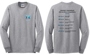 Picken - 2024 INTERNATIONAL SOLO DANCE Series - Long Sleeve T Shirt (White or Grey)