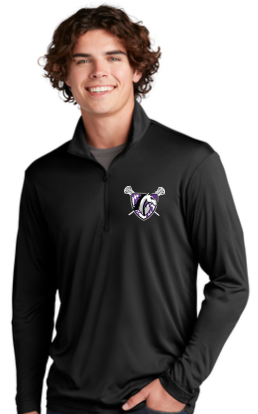 Meade Lax - Competitor 1/4 Zip Pullover (Black)