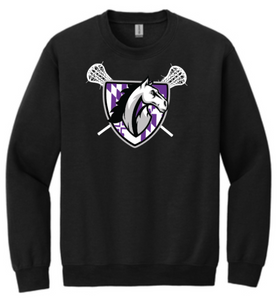 Meade Lax - Crew Neck Sweatshirt (Black)