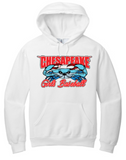 Chesapeake Girls Baseball - Classic - Hoodie Sweatshirt (White, Grey Blue or Carolina)