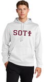 SOTI - Letter Performance Hoodie Sweatshirt (Maroon or White)