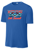 Chesapeake Girls Baseball - MD Flag - Performance Short Sleeve T Shirt (Royal Blue, Carolina Blue or Concrete Grey)