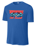 Chesapeake Girls Baseball - Classic - Performance Short Sleeve T Shirt (Royal Blue, Carolina Blue or Concrete Grey)