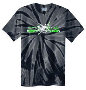 Russett Sharks - Gradient Tie Dye Short Sleeve Shirt